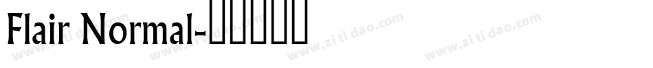 Flair Normal字体转换